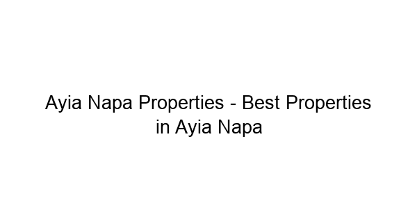 (c) Ayianapaproperties.com